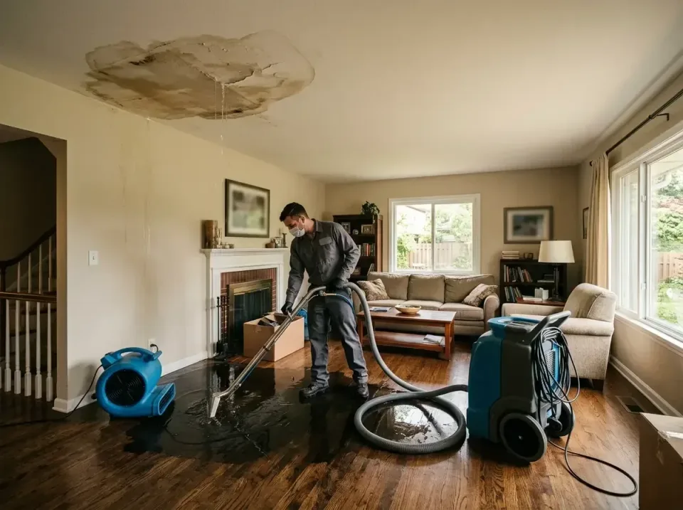 attic-pipe-burst-ceiling-drip-008 — frequently asked questions, Water Damage Restoration & Carpet Care in Crystal Lake, FL